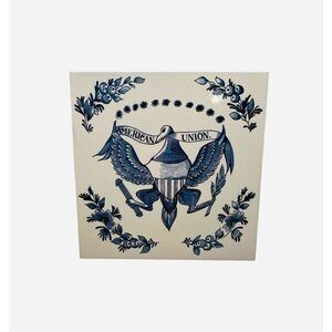 Vintage Royal Goedewaagen Holland Blue Eagle American Union Tile